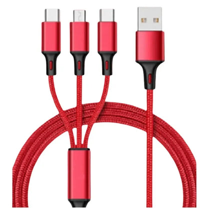 3-in-1 Multi-Charging Cable with Portable Capsule Box