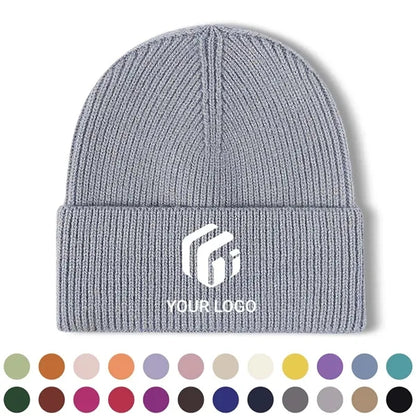Unisex Soft Daily Warm Winter Hats Knit Cuffed Beanie Cap
