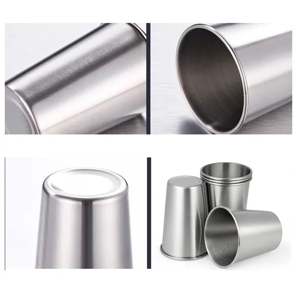 24oz Stainless Steel Pint Cup Drinking Glasses