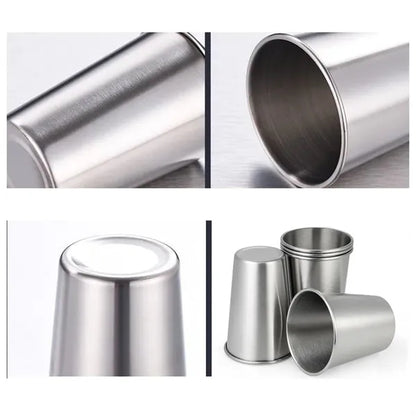 24oz Stainless Steel Pint Cup Drinking Glasses