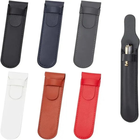 Genuine Leather Single Pen Case
