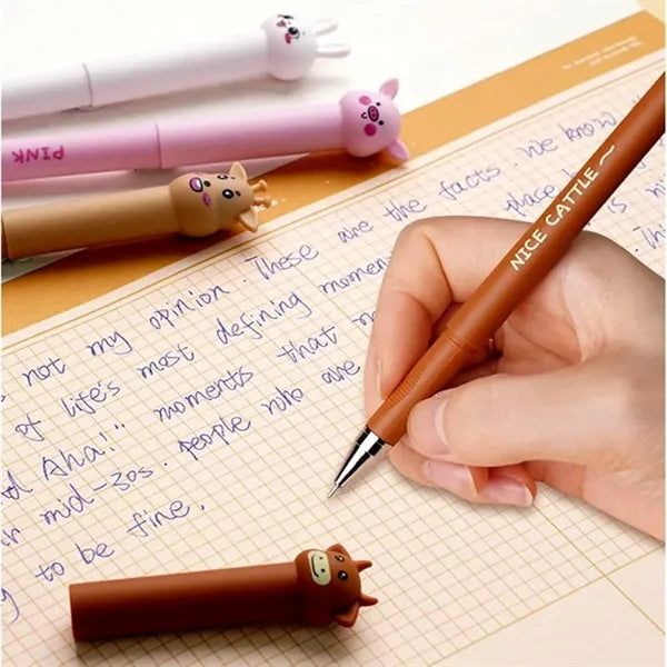 Erasable 0.5 mm Cute Animals Pen