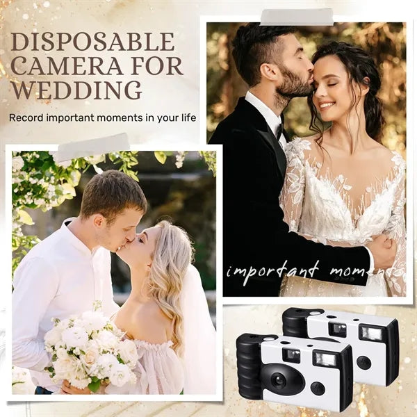 Disposable Lightweight Compact Built-in Flash Camera