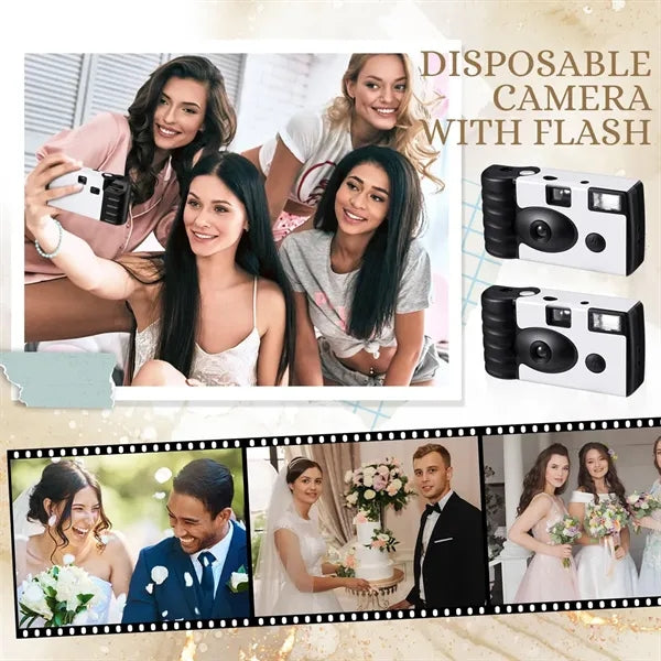 Disposable Lightweight Compact Built-in Flash Camera