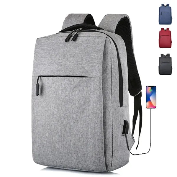 Travel Laptop Backpack with USB Charging Port
