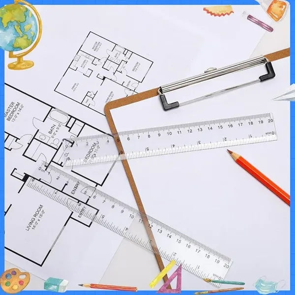 8 inches Plastic Ruler