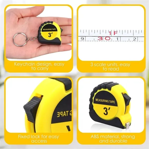 Small Tape Measure Keychain