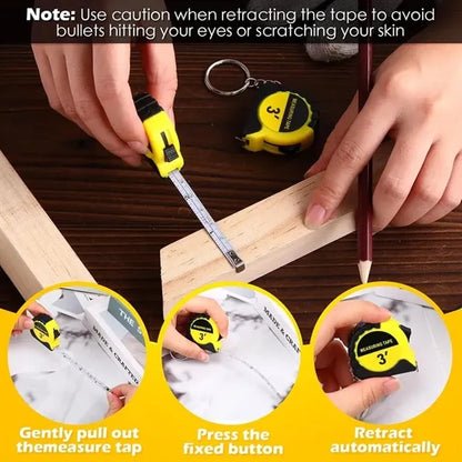 Small Tape Measure Keychain