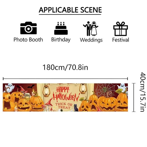 Halloween Party Decorations Banner