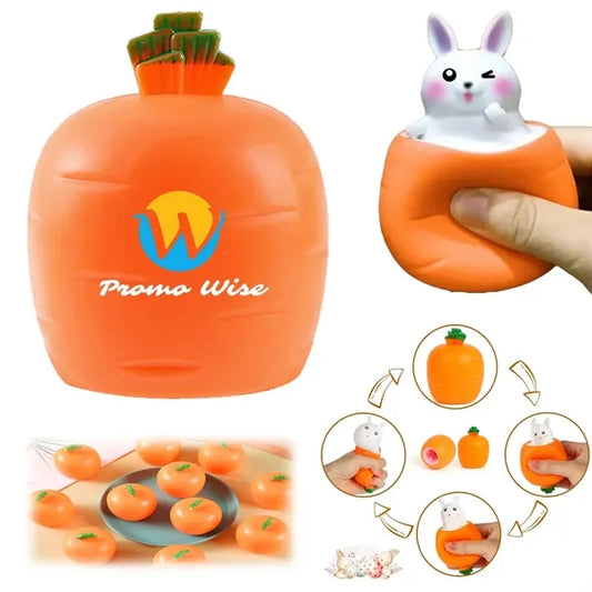 Stress Anxiety Relief Silicone Squeeze Rabbit Toy Balls
