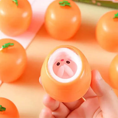 Stress Anxiety Relief Silicone Squeeze Rabbit Toy Balls