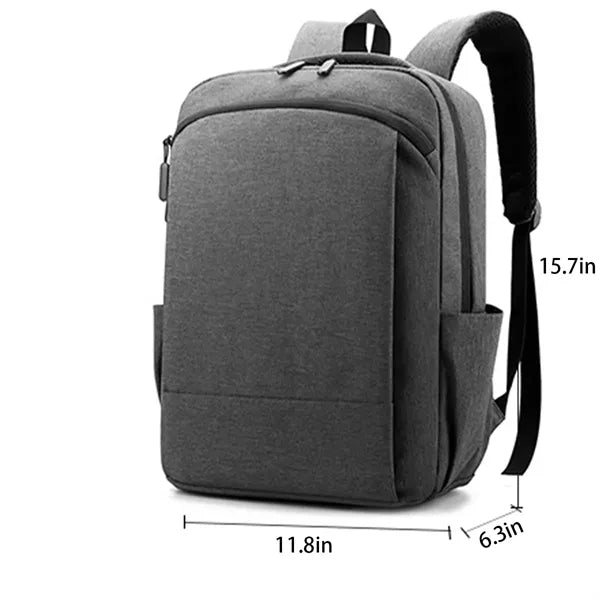 Men's Business Backpack with USB Charging Port