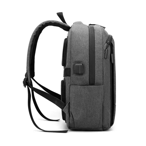 Men's Business Backpack with USB Charging Port