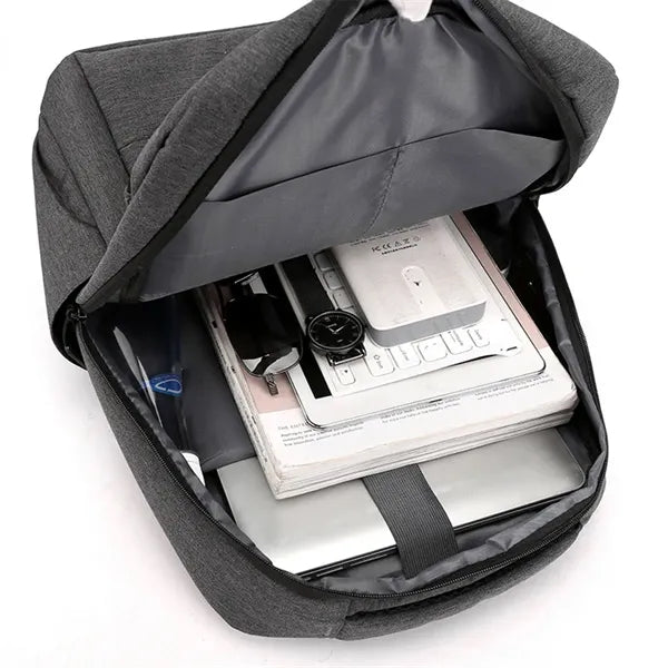 Men's Business Backpack with USB Charging Port