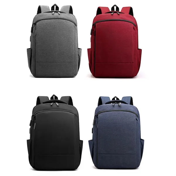 Men's Business Backpack with USB Charging Port