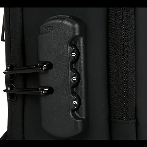 USB Rechargeable Waterproof Casual Shoulder Bag