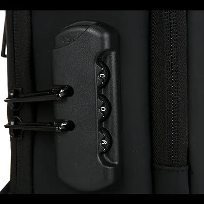 USB Rechargeable Waterproof Casual Shoulder Bag