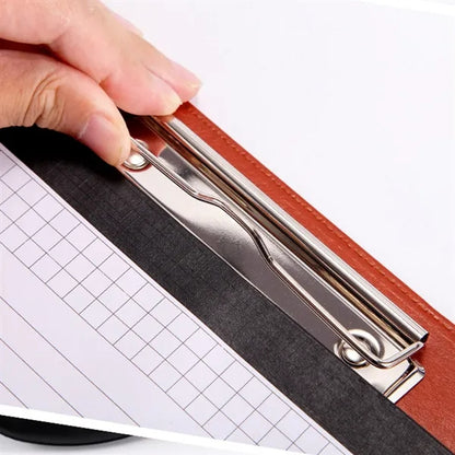 A4 PU Leather Portfolio w/ Calculator Compartments Pad Folio