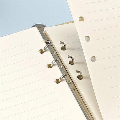 A5 Refillable Leather Versatile Notebooks with Compartments