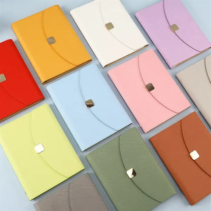 A5 Refillable Leather Versatile Notebooks with Compartments