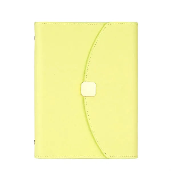 A5 Refillable Leather Versatile Notebooks with Compartments
