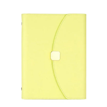A5 Refillable Leather Versatile Notebooks with Compartments