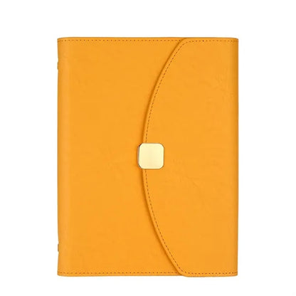 A5 Refillable Leather Versatile Notebooks with Compartments