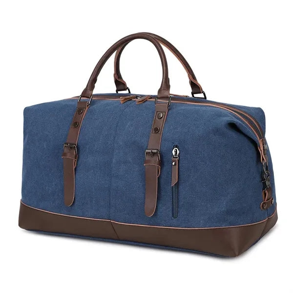 Large Capacity Men's Canvas Weekender Travel Tote