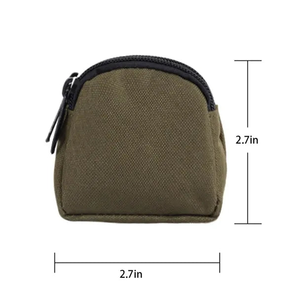 Small Outdoor Nylon Military Fan Tactical Coin Purse