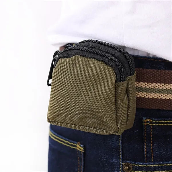 Small Outdoor Nylon Military Fan Tactical Coin Purse