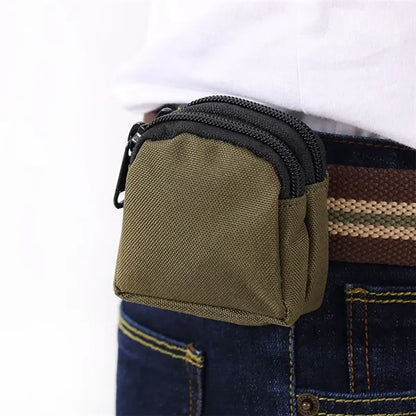 Small Outdoor Nylon Military Fan Tactical Coin Purse