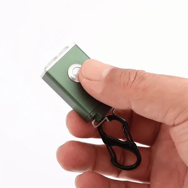 Mini Square Portable Rechargeable Keychain Flashlight