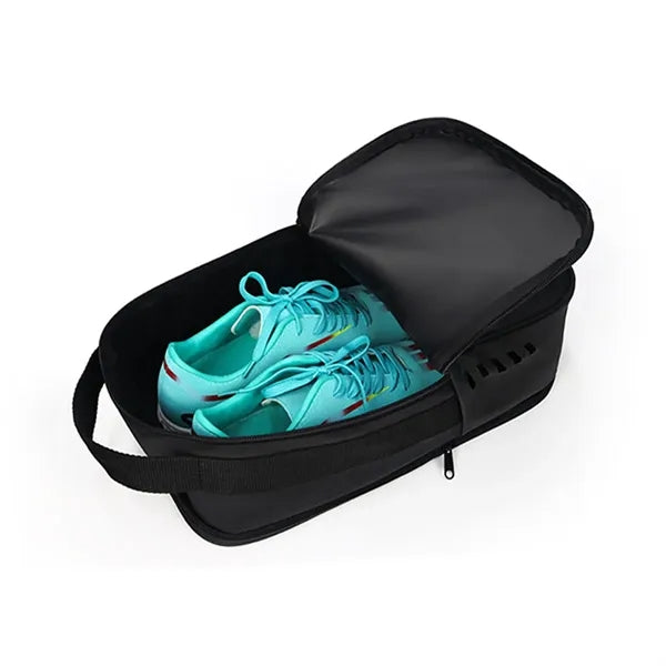 Travel Portable Golf Shoe Zipper Breathable Shoe Bag