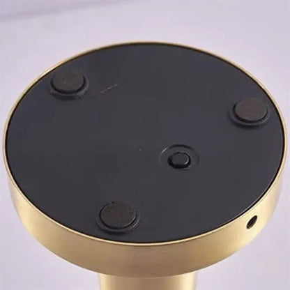 Metal Dumbbell-Shaped Rechargeable Retro Touch Desk Lamp