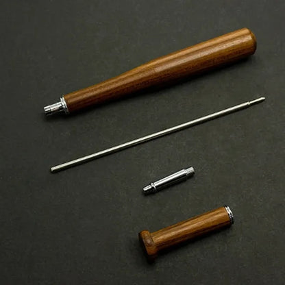 Baseball Bat-Shaped Wooden Smooth Writing Ballpoint Pen