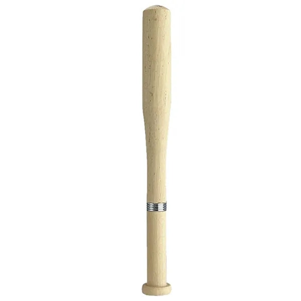 Baseball Bat-Shaped Wooden Smooth Writing Ballpoint Pen