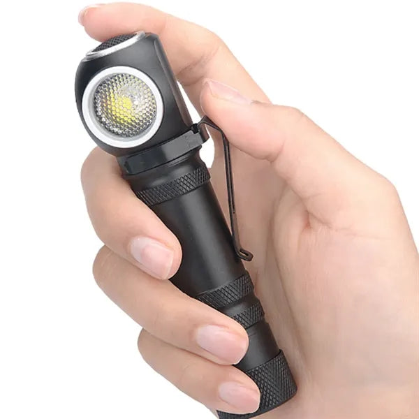 Waterproof USB Rechargeable Headlamp with Magnetic Base
