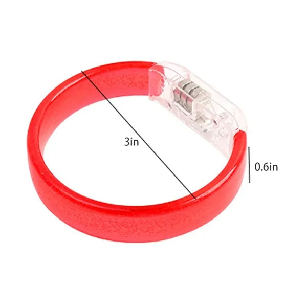 Acrylic LED Flashing Bracelet Party Supplies
