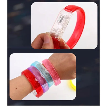 Acrylic LED Flashing Bracelet Party Supplies
