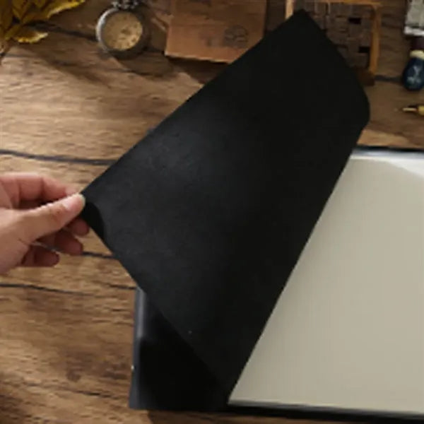 A4 Refillable Horizontal Leather Journal with 2 PVC Dividers
