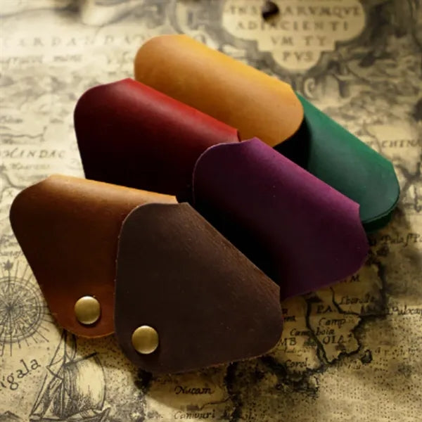 Lightweight Tangle-Free Triangle Leather Cable Organizer