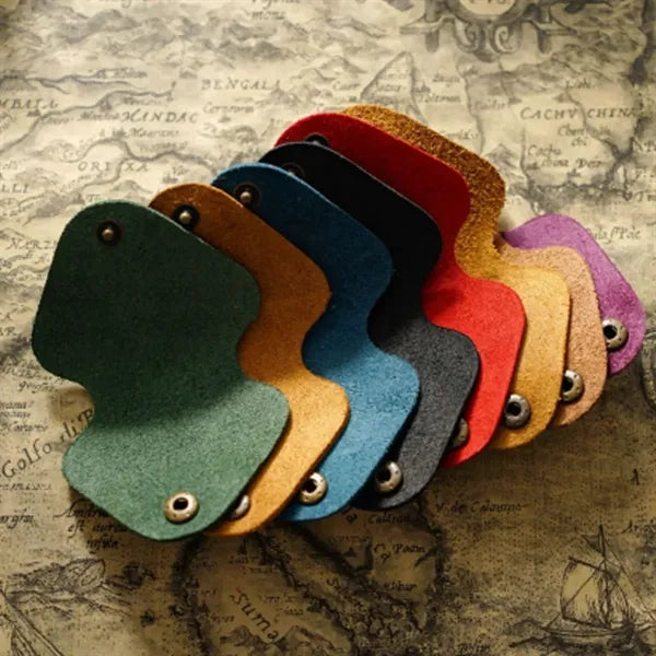Lightweight Tangle-Free Triangle Leather Cable Organizer