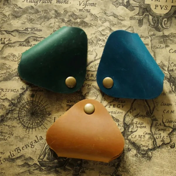 Lightweight Tangle-Free Triangle Leather Cable Organizer