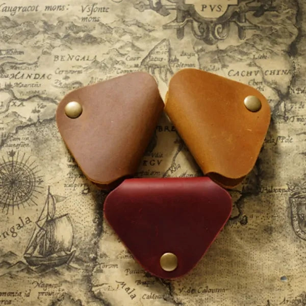 Lightweight Tangle-Free Triangle Leather Cable Organizer