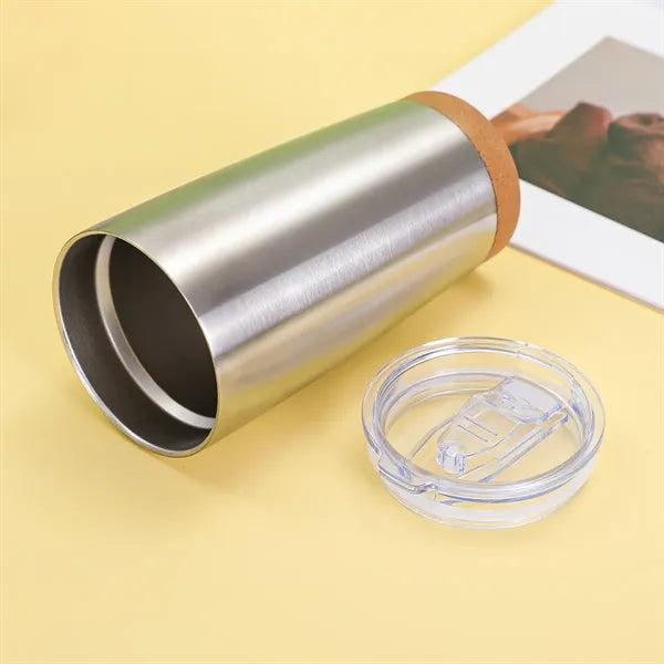 20oz. Stainless Steel Tumbler with Cork Base