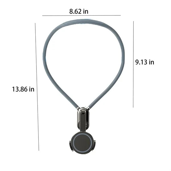 Magnetic Neck Phone Holder 360 Degree Adjustable Stand