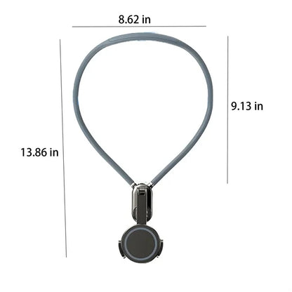 Magnetic Neck Phone Holder 360 Degree Adjustable Stand
