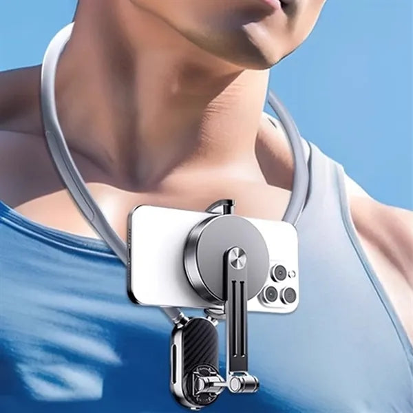Magnetic Neck Phone Holder 360 Degree Adjustable Stand
