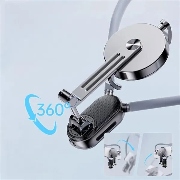 Magnetic Neck Phone Holder 360 Degree Adjustable Stand