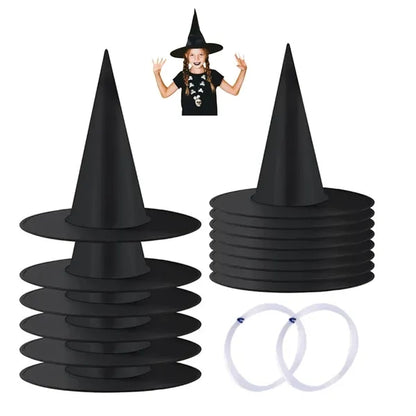 Black Witch Hat for Party Decoration